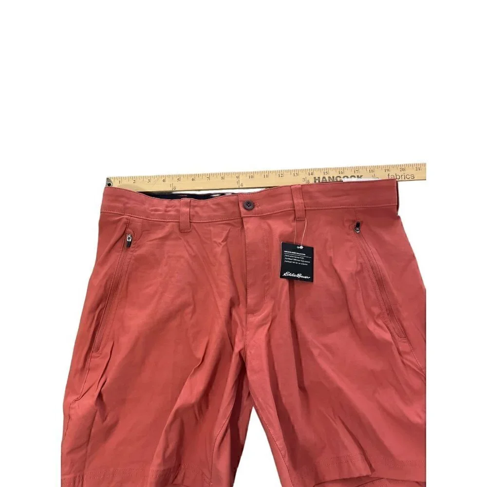 Eddie Bauer Men's Size 42 Horizon Guide Wander Shorts, Rust Color. NWT - Picture 5 of 10